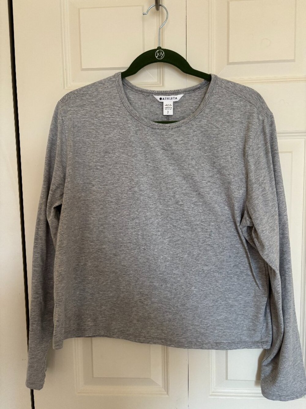 Athleta Women's Essential Long Sleeve Top Size L Gray